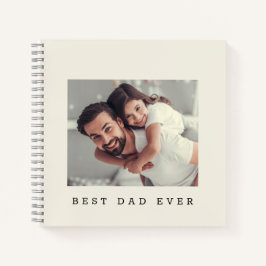 Mejor Cuaderno Personalizado para Papá con Foto