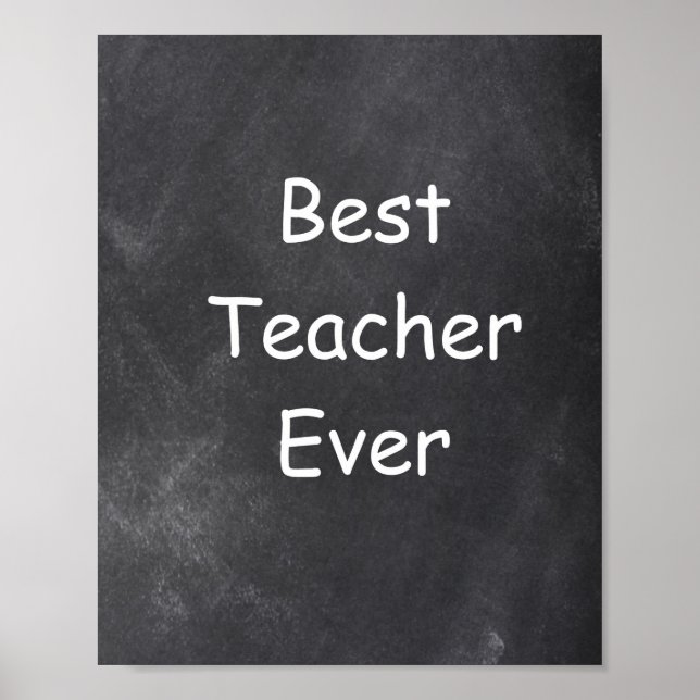 Mejor Decoración De La Clase Chalkboard (Frente)