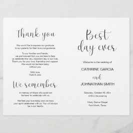 Mejor día de la historia, Programa Foldable Boda M