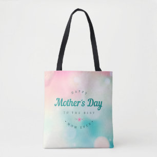 Mejor Día de la Madre Feliz Bolso de tela