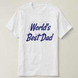Mejor Día de los Padres de Papá Camiseta de texto 