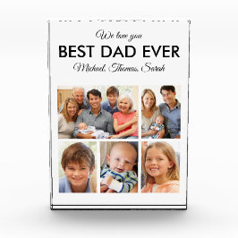 Mejor Día de los Padres del Collage de fotos