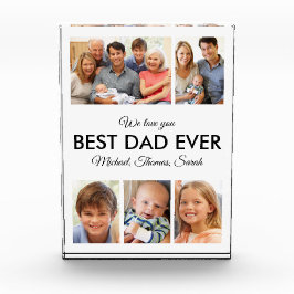 Mejor Día de los Padres del Collage de fotos