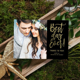 Mejor Día EDITABLE COLOR Gracias Tarjeta De Nota