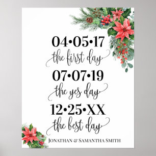 Mejor día señal de fecha de boda día sí navidad