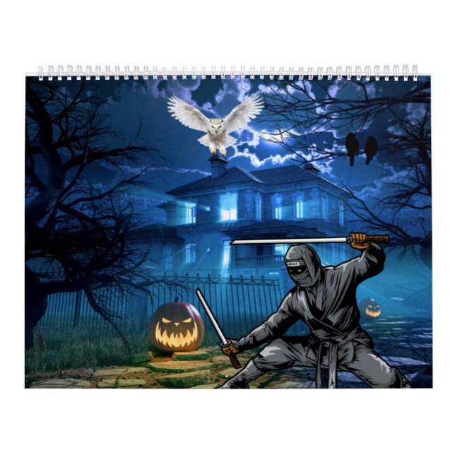 Mejor diseño de calendario para halloween y ocasió (Tapa)