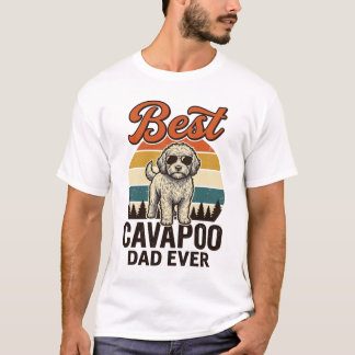 Mejor diseño de camiseta de perro vintage para pap