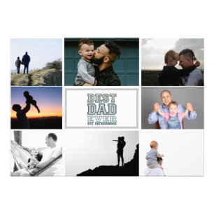 Mejor diseño de collage de fotos de paternidad par