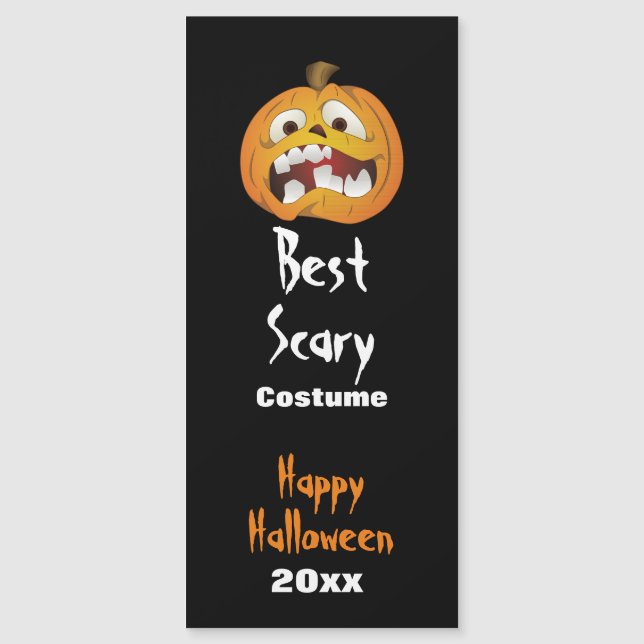 Mejor disfraz con calabaza Halloween (Anverso)