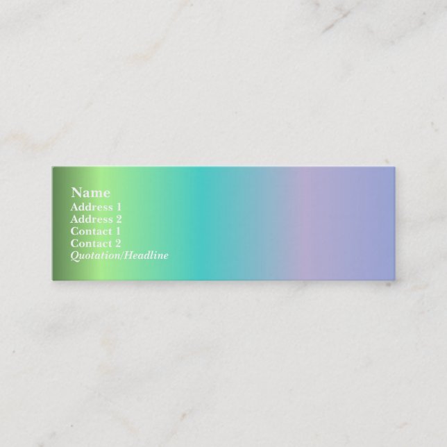 Mejor en tarjeta del perfil de la demostración (Anverso)