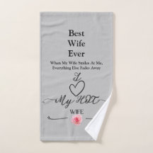 Mejor Esposa del Mundo | Corazón Romántico de Rosa