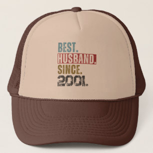 MEJOR ESPOSO DESDE 2001 GORRA DE CAMIONERO PERSONA