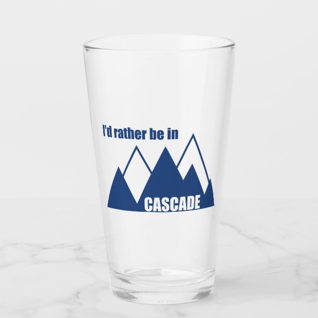 Mejor Estar En Cascade Idaho Montaña (Anverso)