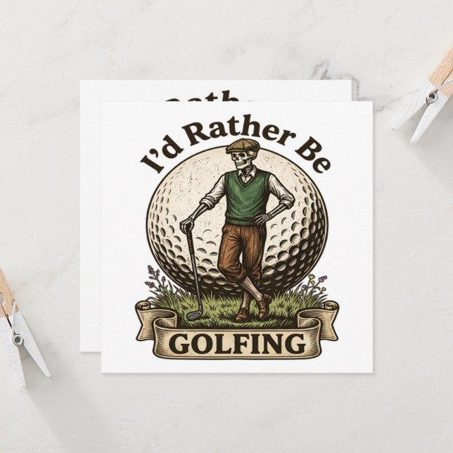 Mejor estaría jugando golf (Anverso/Reverso In Situ)