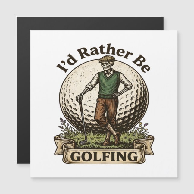 Mejor estaría jugando golf (Anverso/Reverso)