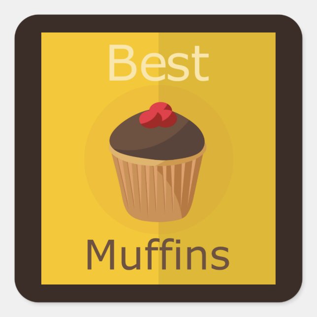 Mejor Etiqueta de Tratamiento de Muffins (Anverso)