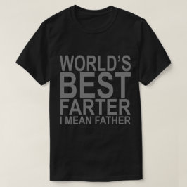 Mejor Farter del mundo significo la camiseta negra