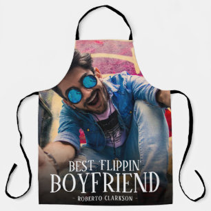 Mejor foto de novio 'FLIPPIN'   Delantal con nombr