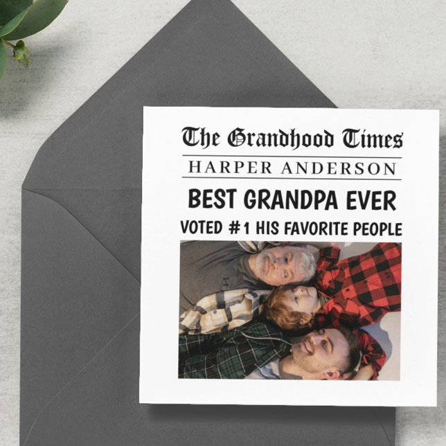 Mejor foto de titular de periódico de abuelo Perso (Subido por el creador)
