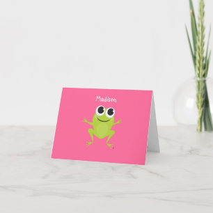 Mejor FROG de vida personalizado Notecard