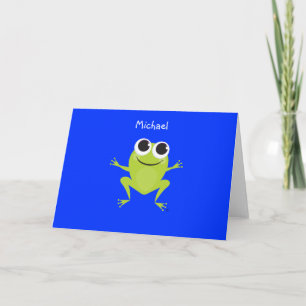 Mejor FROG de vida personalizado Notecard