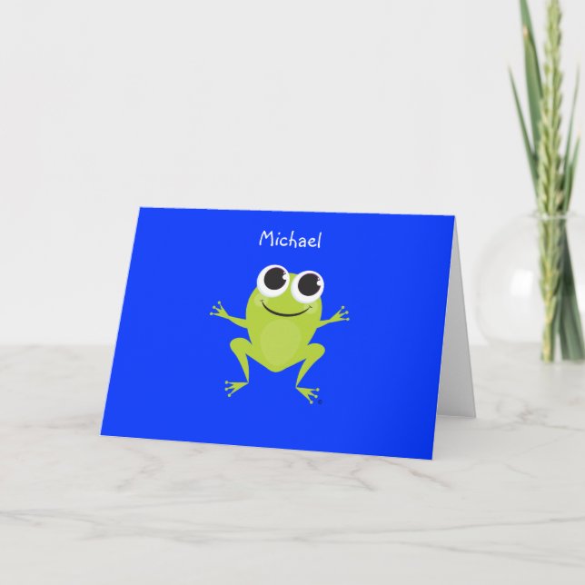 Mejor FROG de vida personalizado Notecard (Anverso)