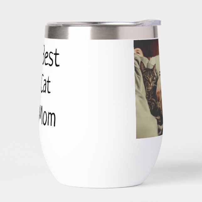 Mejor gato mamá papá agregar plantilla de regalo d (Izquierdo)