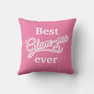 Mejor Glamma de la historia foto almohada blanca/r