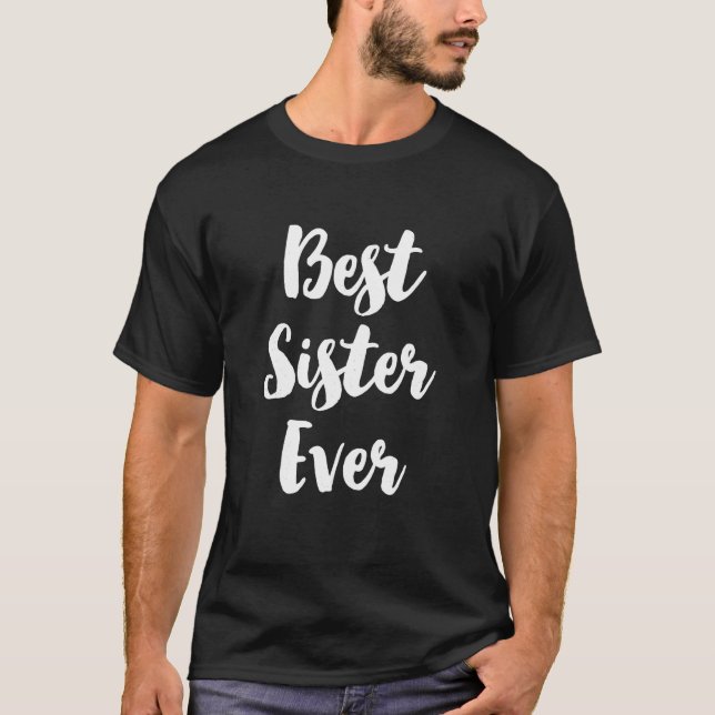 Mejor Hermana Camiseta Divertida (Anverso)