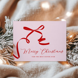 Mejor Hermana Rosa Feliz Navidad