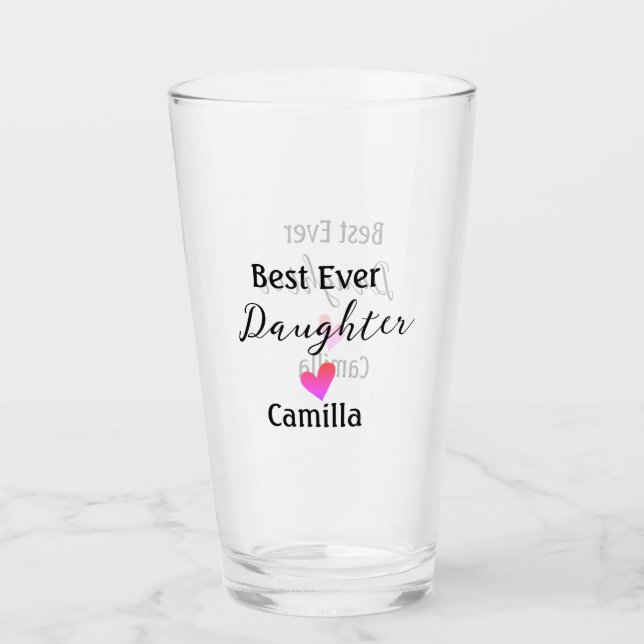 Mejor hija que nunca añada el nombre papá hija mad (Anverso)