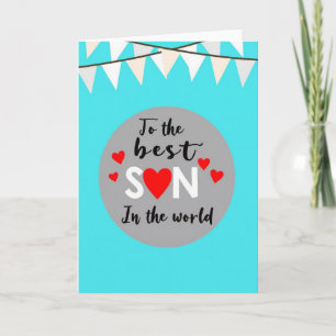 Mejor Hijo Del Mundo Tarjeta De Amor