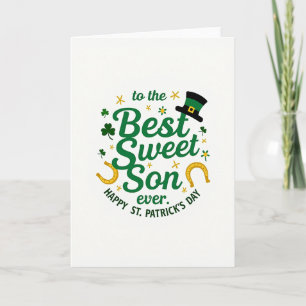 Mejor Hijo Dulce Tarjeta de San Patricio