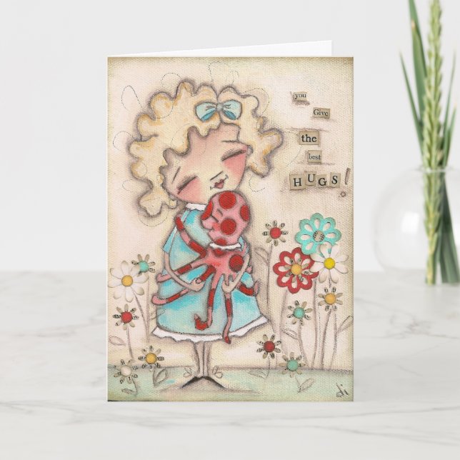 Mejor Hugger - Tarjeta de felicitación (Anverso)