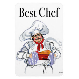 Mejor imán de chef francés gordo del artista