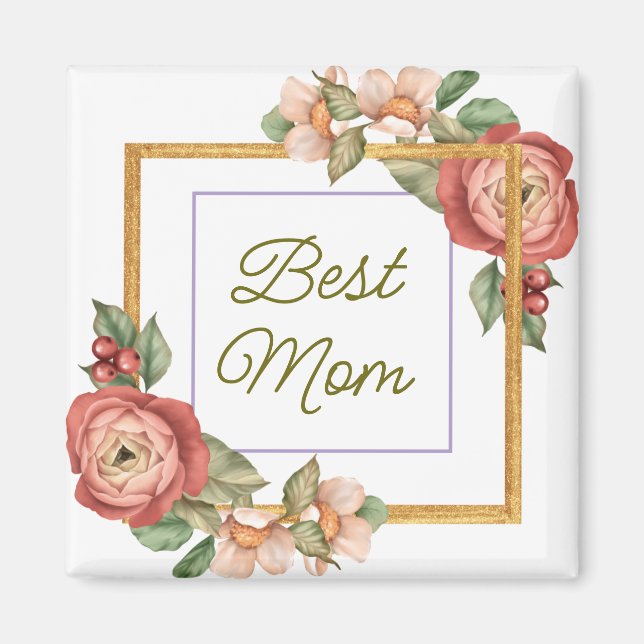 Mejor imán de mamá (Frente)