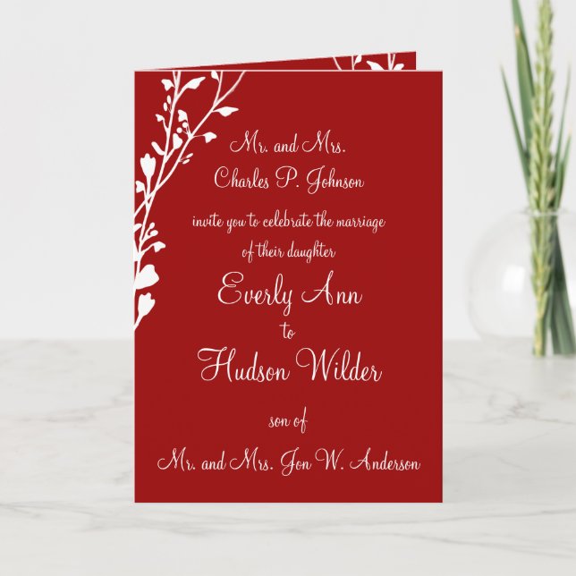 Mejor Invitación a la Boda Cristiana-Dos (Anverso)