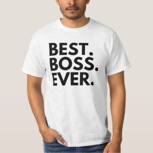 Mejor Jefe de la Camiseta Nunca