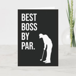 Mejor Jefe Por Tarjetas de Golf Divertidas Para Em