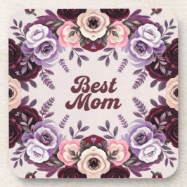 Mejor juego de posavasos beige lavanda para mamá