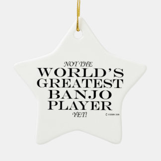 Mejor Jugador De Banjo Con Ornamento De Cerámica