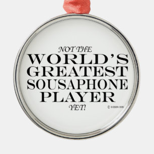 Mejor Jugador Sousaphone pero Ornamento Metalizado
