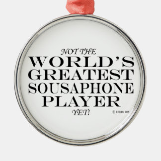 Mejor Jugador Sousaphone pero Ornamento Metalizado