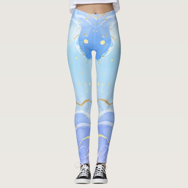 Mejor Leggings de acuarela para la moda en negrita (Anverso)