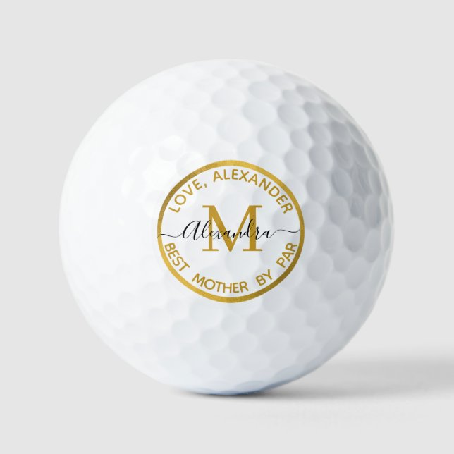 Mejor Madre de las Bolas de Golf de Par (Anverso)