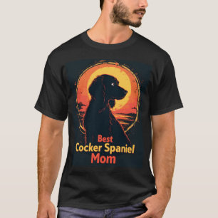 Mejor Madre de Perro Mamá - Camiseta Vintage Cocke