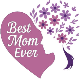 Mejor Madre Típografía Floral Diseño Camiseta
