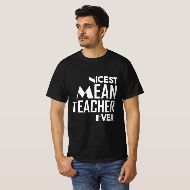 Mejor Maestro Medio Que Nunca Camiseta (Anverso completo)