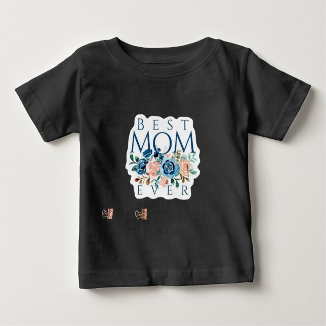 Mejor Mamá Camiseta De Bebé (Anverso)