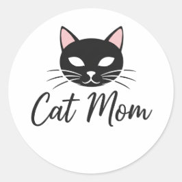 Mejor Mamá de Gatos del Mundo Adhesivos Divertidos